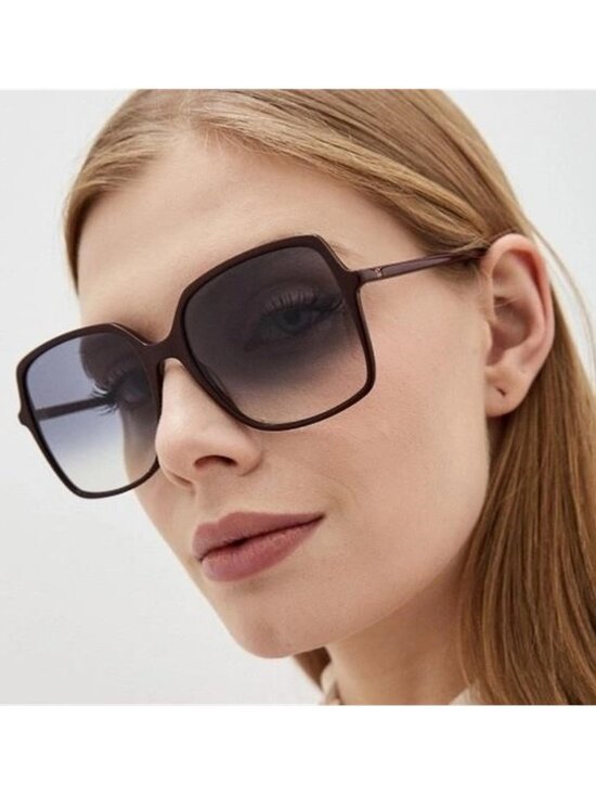 Gucci GG0544s 003 Women\'s Dark Brown Frame Sunglasses with Blue Gradient Lenses main image 10